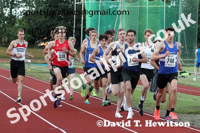 3000 metres, 2021 North East Grand Prix No.4, Monkton, Wednesday, June 30th. Photo: David T. Hewitson/Sports for All Pics
